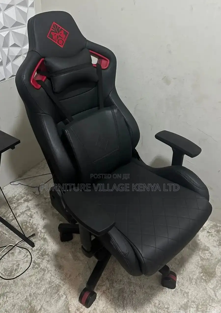 Office Chairs: Office Leather Black Desk Chair for Gaming