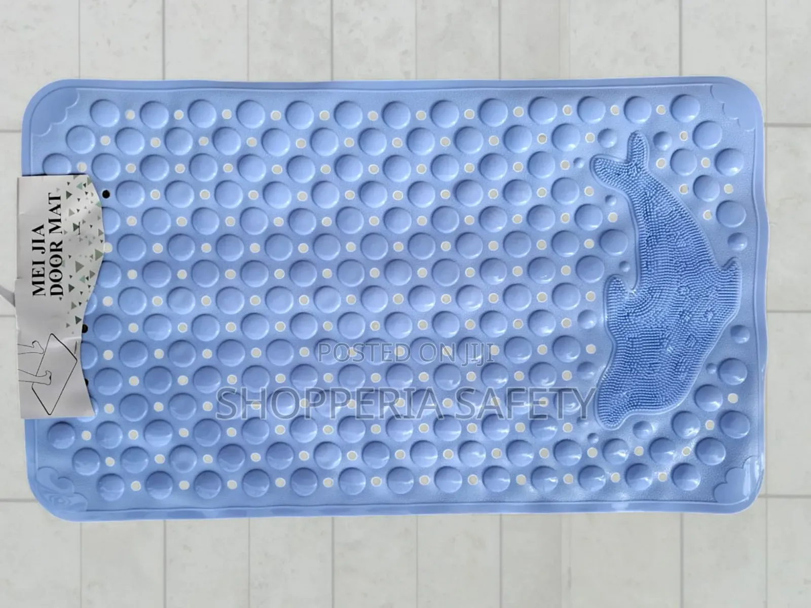 Blue Opaque Bathmats