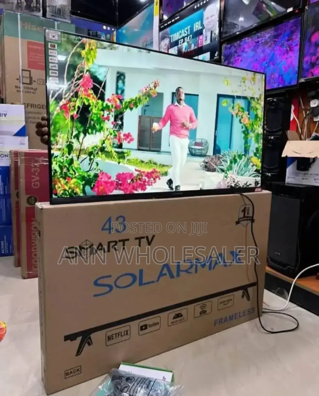 Brand New 43 Inch Solarmax Tv T/7