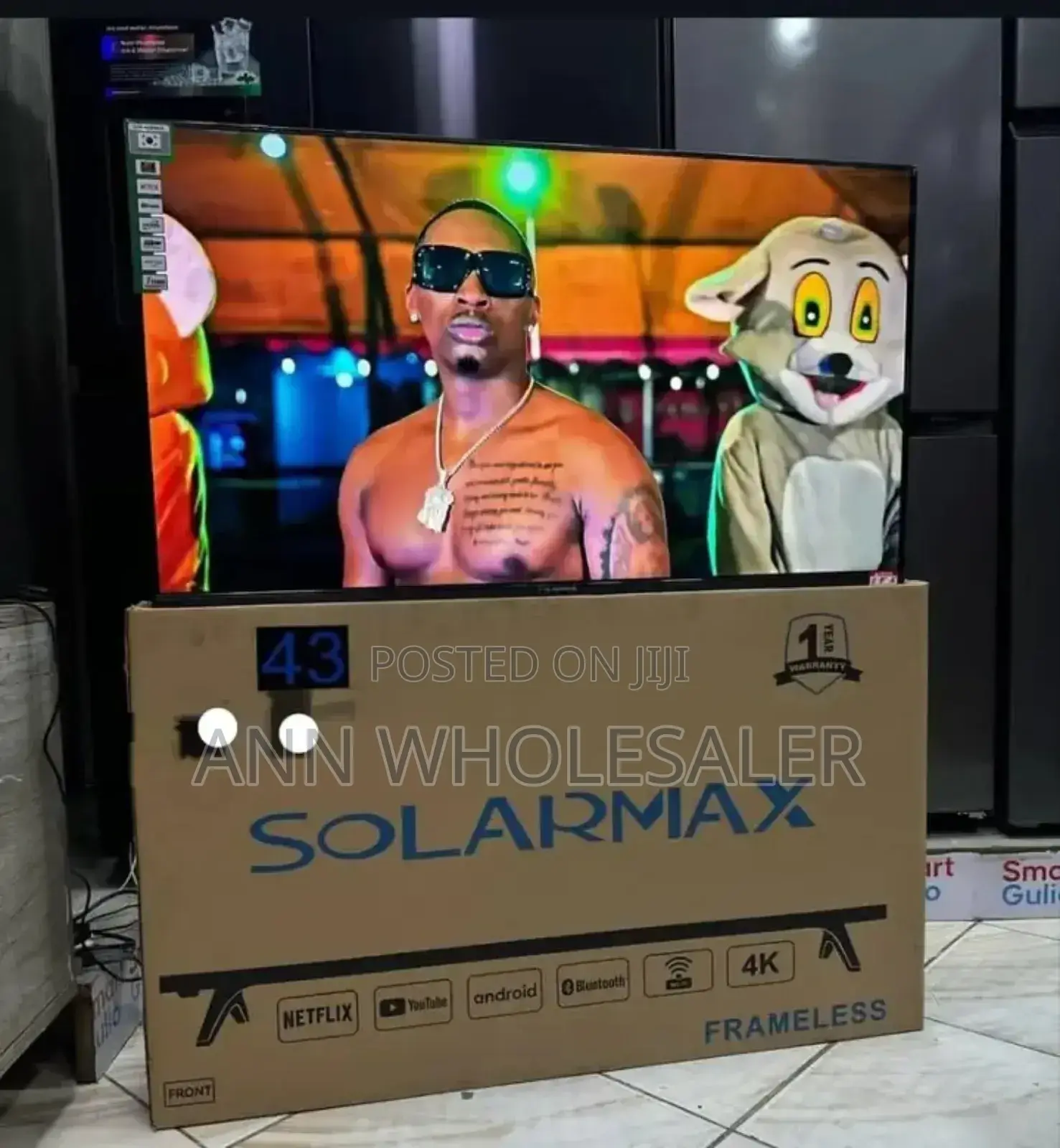 Brand New 43 Inch Solarmax Tv T/7