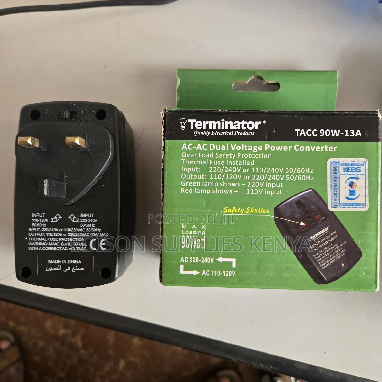 Ac-Ac Power Dual Voltage Converter 90watts Step Up Step Down