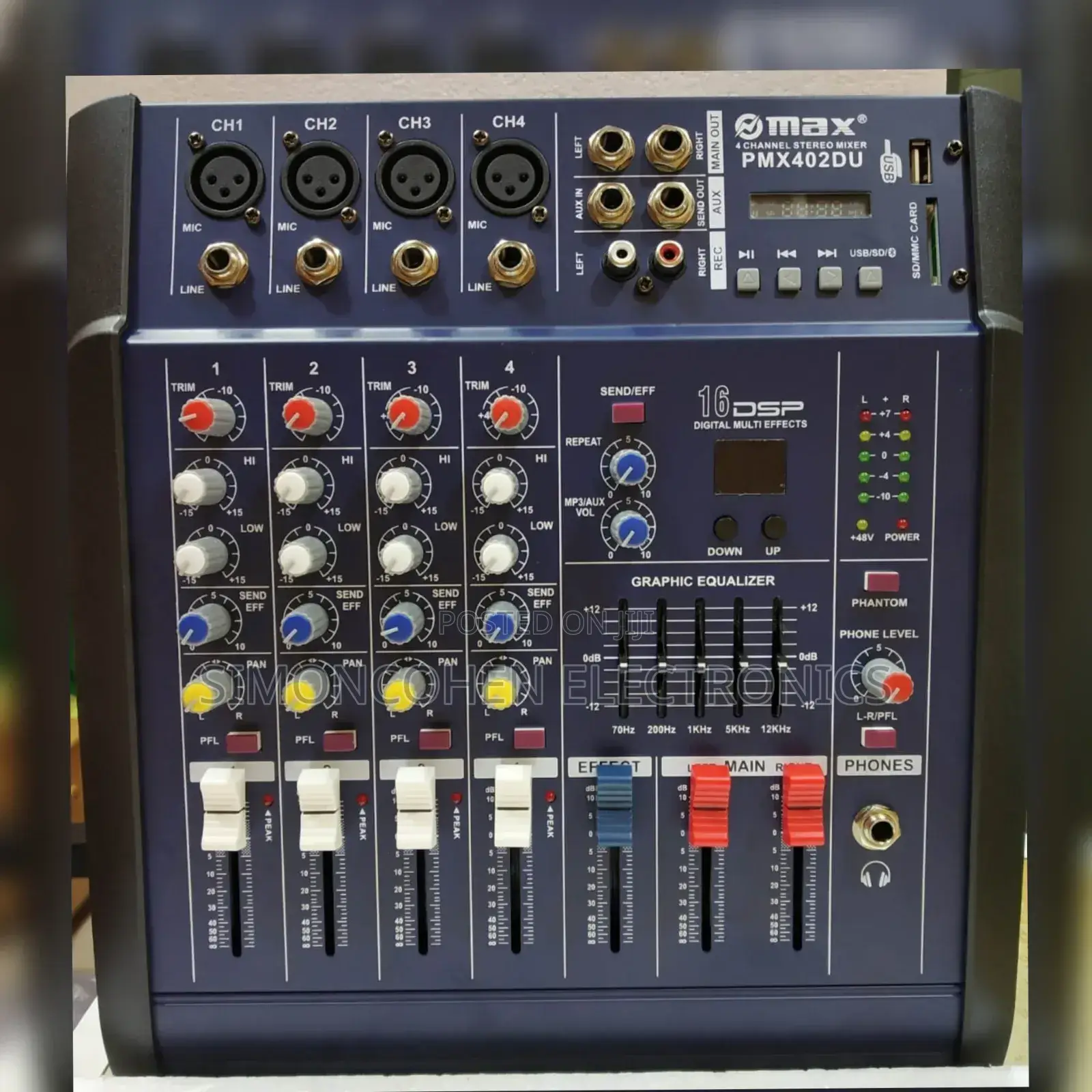 Max 4ch Mixer Available