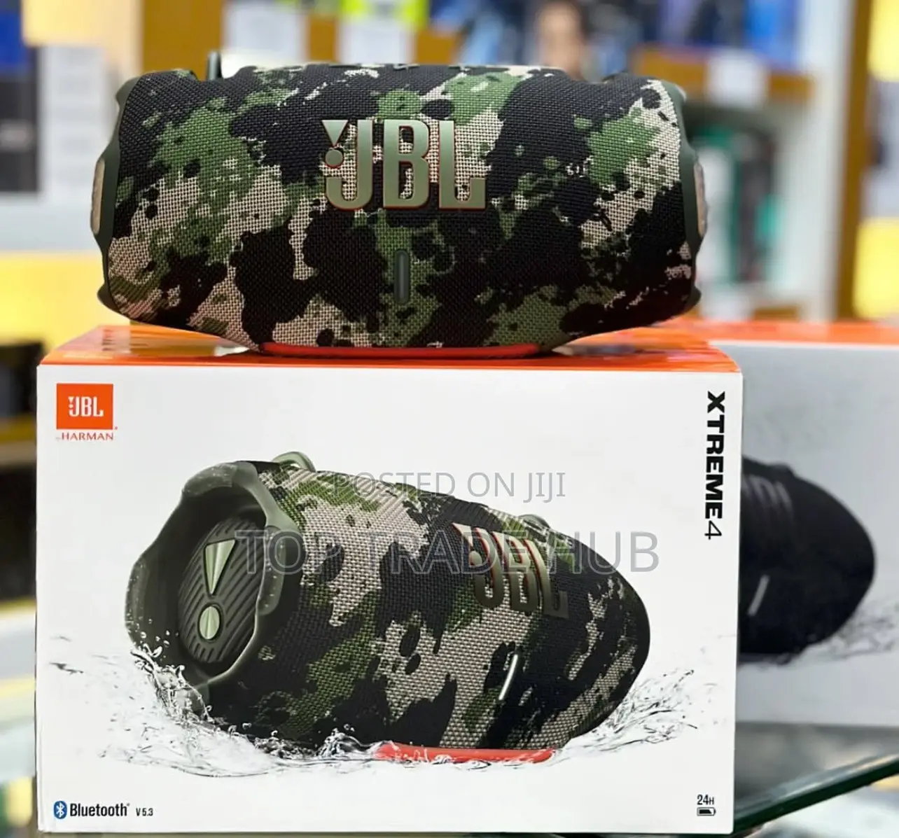 Deep Bass Jbl Xtreme 4 Bluetooth Speaker 24hrs Playtime