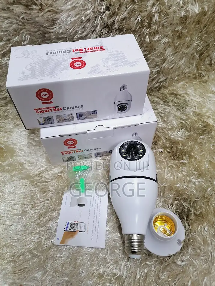 Easy Installation-CCTV Camera 1080p Wireless PTZ Bulb