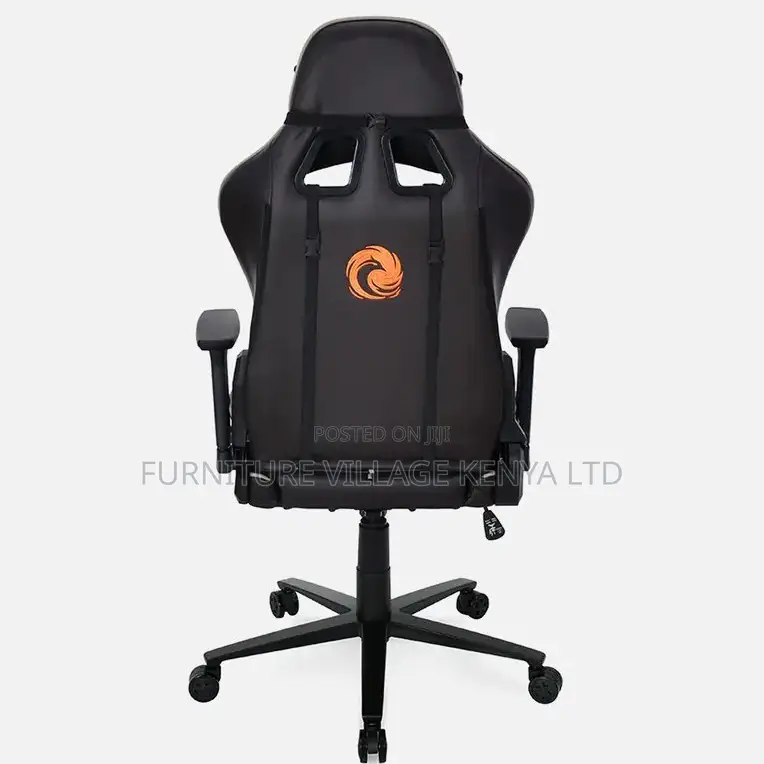 Office Chairs: Black Recliner Gamer Chair Swivel Leather