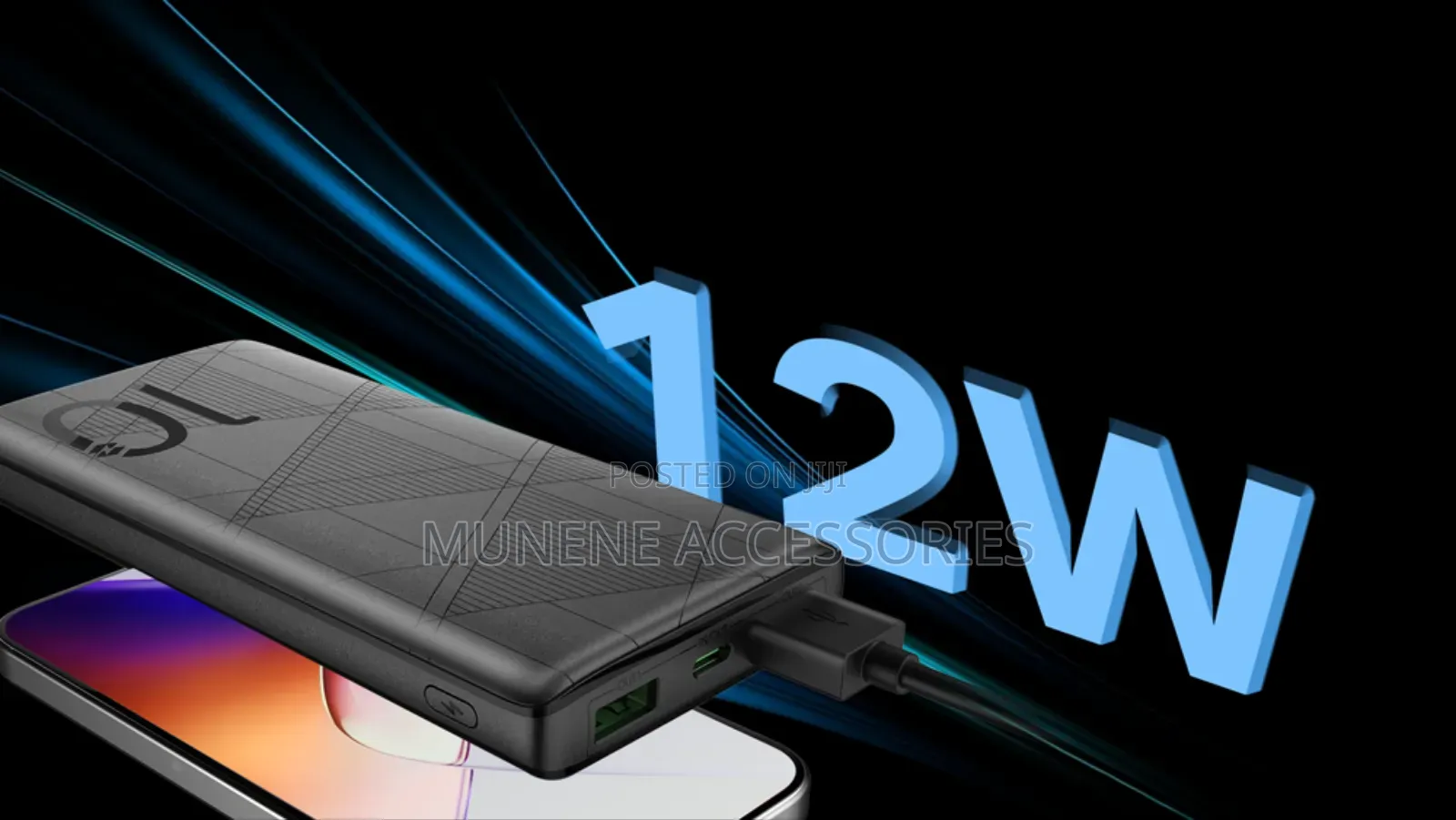 Infinix 12w Fast Charging Portable 10000mah Powerbank 2usb