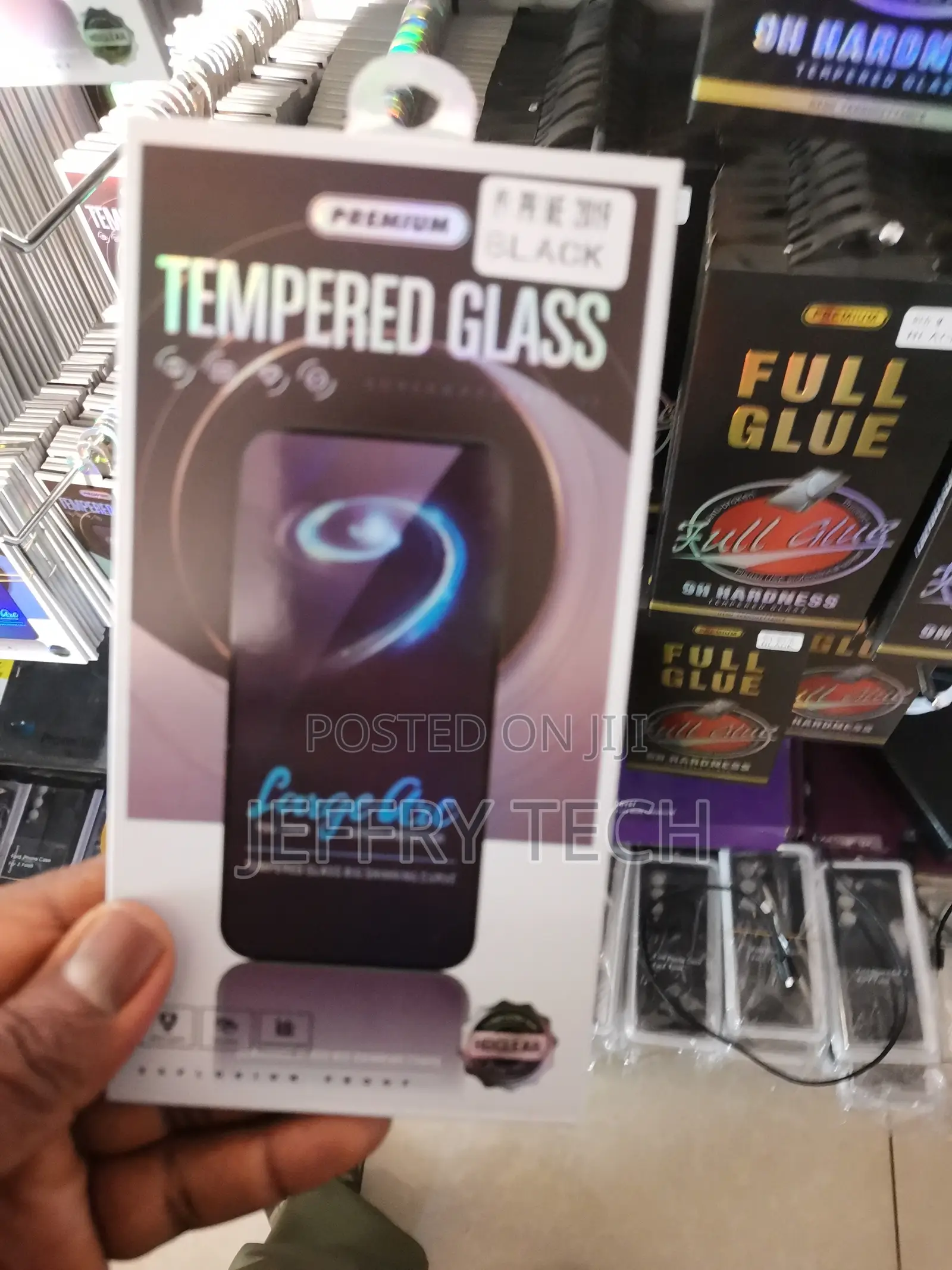Qoltec Privacy Glass Screen Protector ,Huawei Y7 Prime 2019