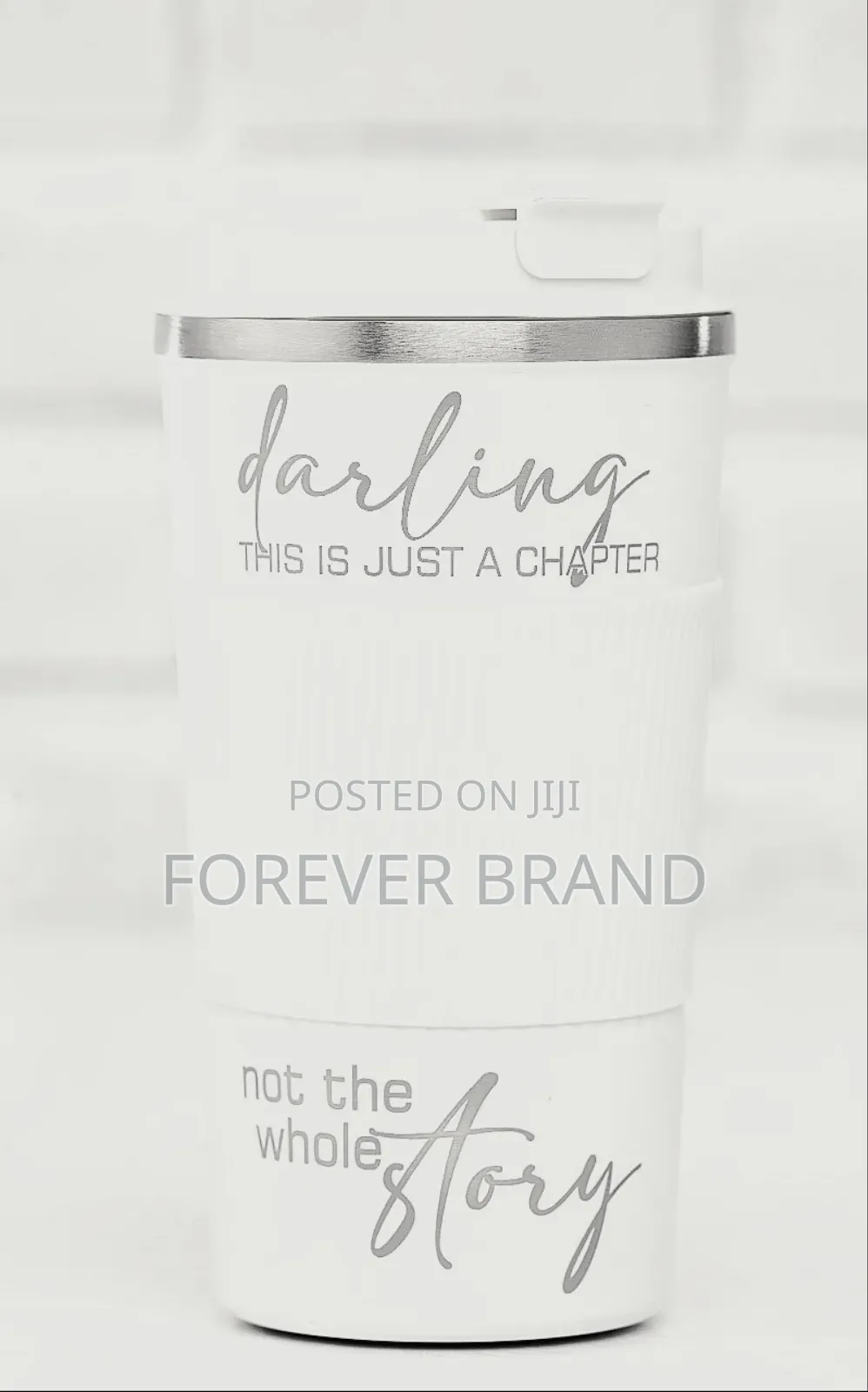 White Hot Coffee Mug
