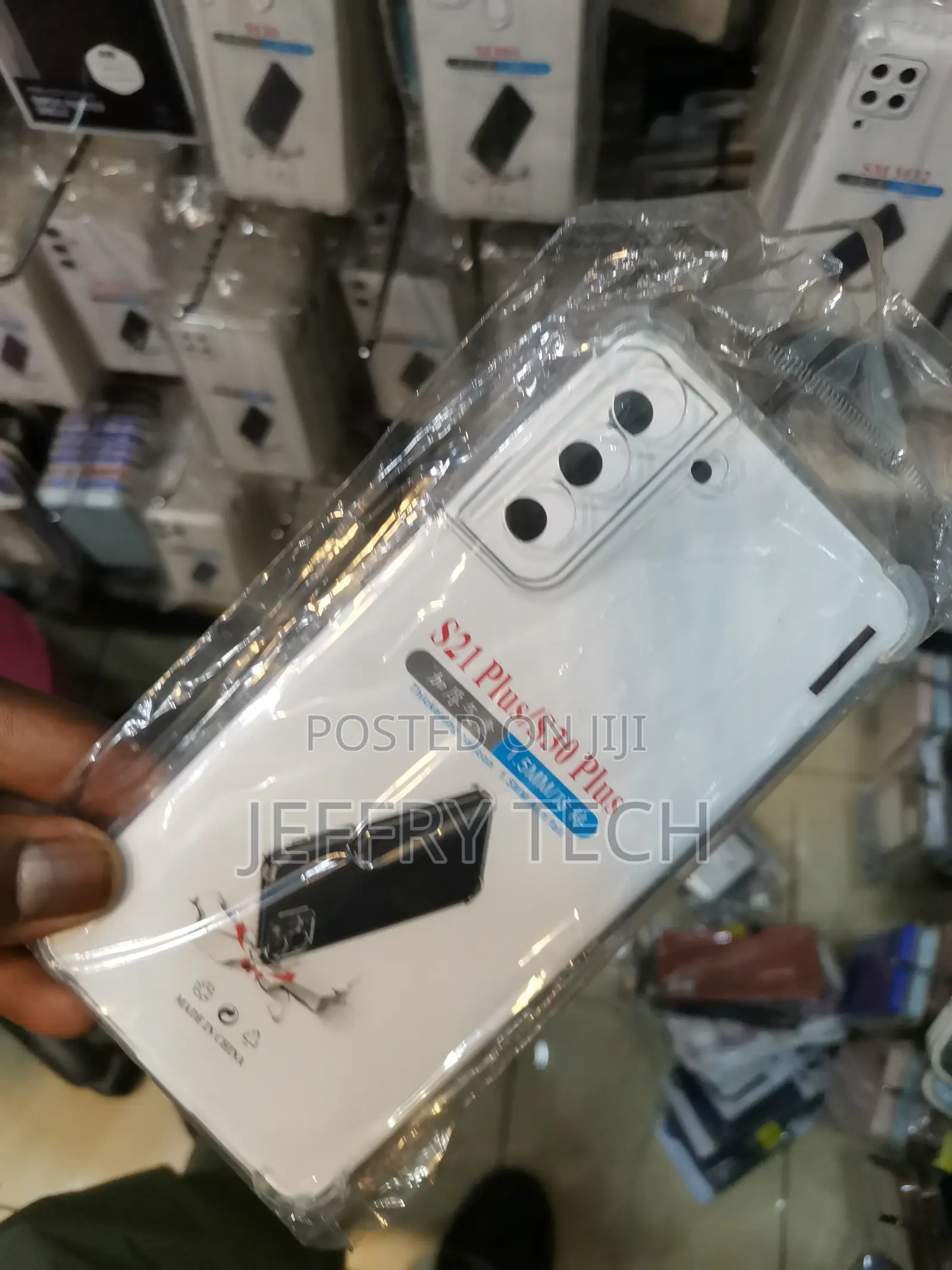 Luxury Shield Cover for Samsung Galaxy S20 Plus (Transparent