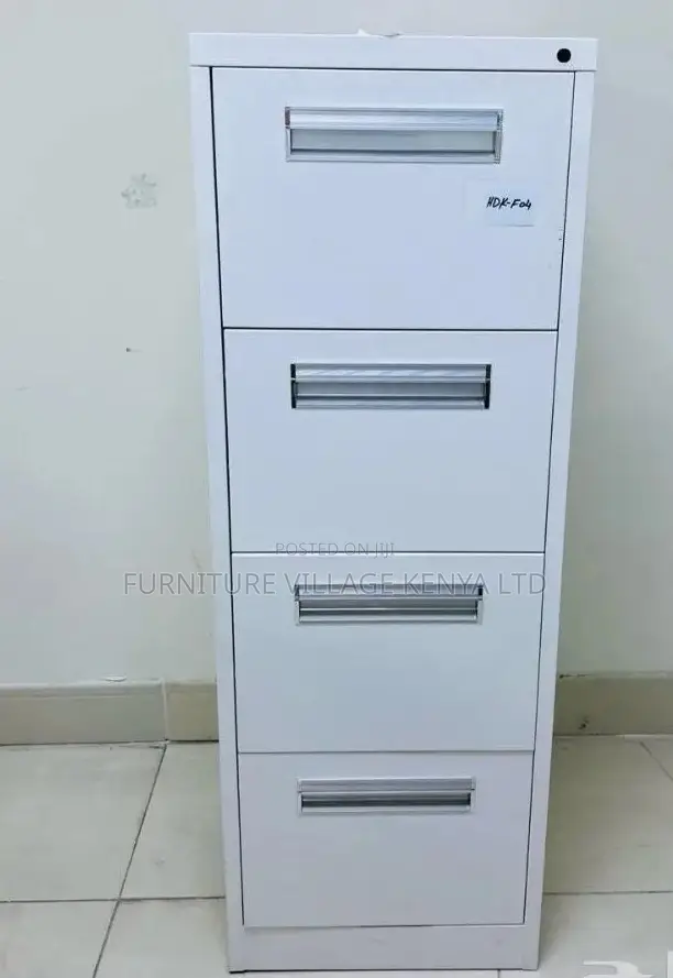 Cabinets:Four-Drawer Organizer Steel Frame for Office