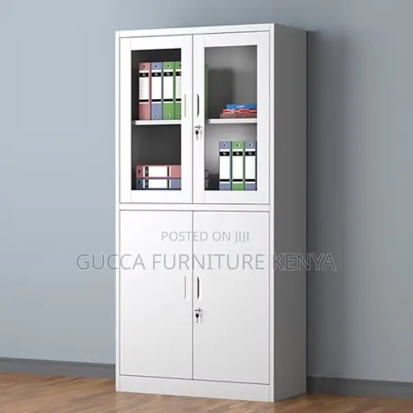 Office Cabinet: 2-door Glass Locking Cabinet For Office