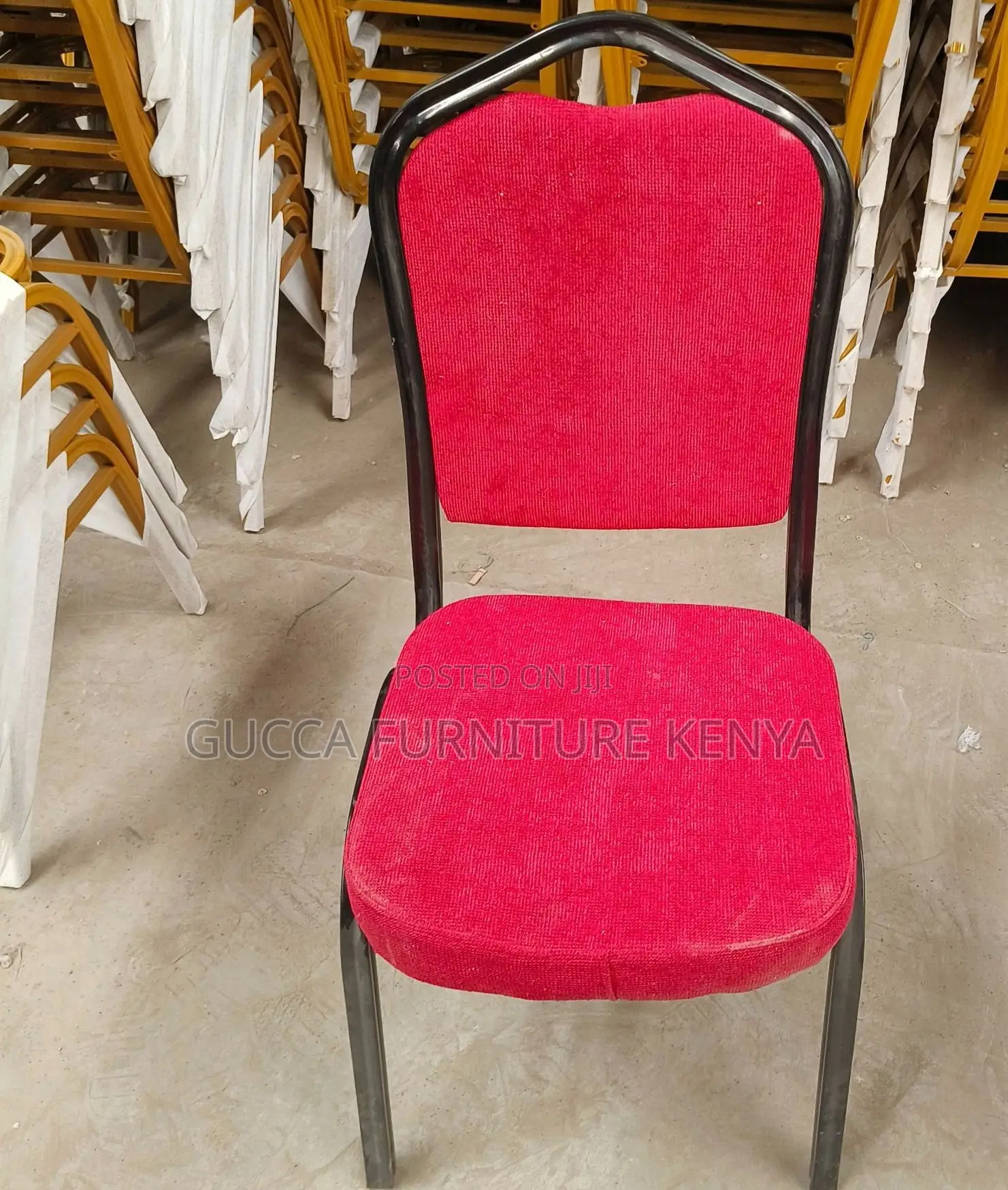 Office Chair: Office Armless Corporate Meeting Chair