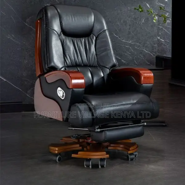 Office Chairs: Recliner Classic Leather Executive Chair