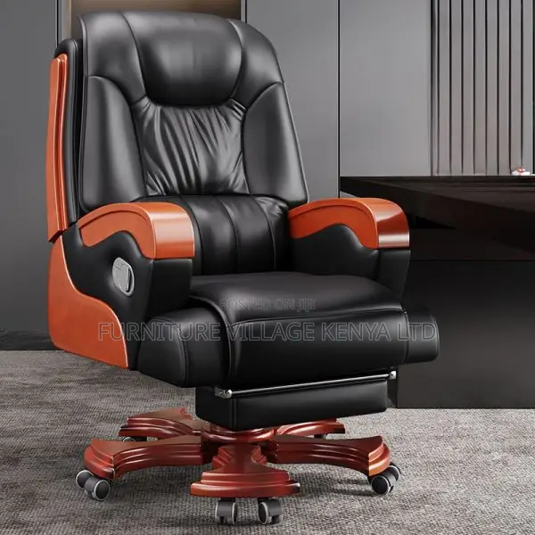 Office Chairs: Recliner Classic Leather Executive Chair