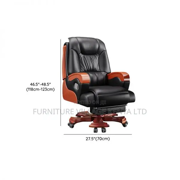 Office Chairs: Recliner Classic Leather Executive Chair