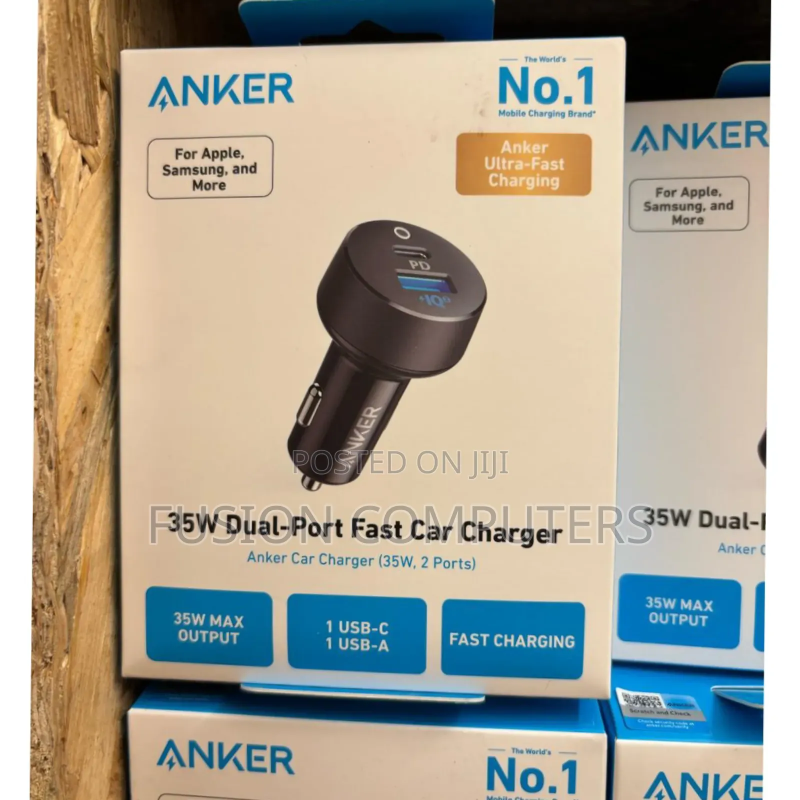 Anker Powerdrive Pd+ 2 35w – Black/Gray
