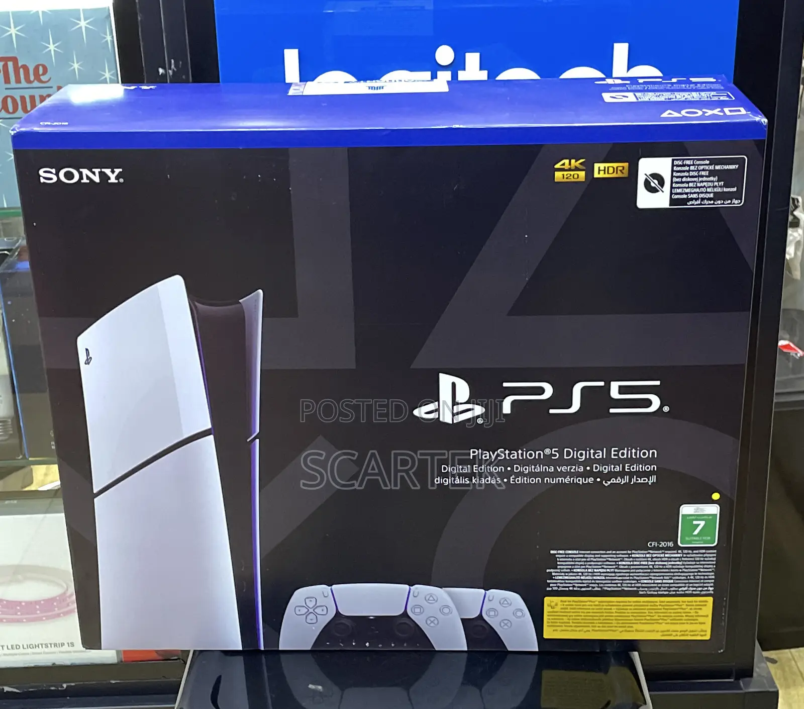 Playstation 5 Digital With 2 Controllers