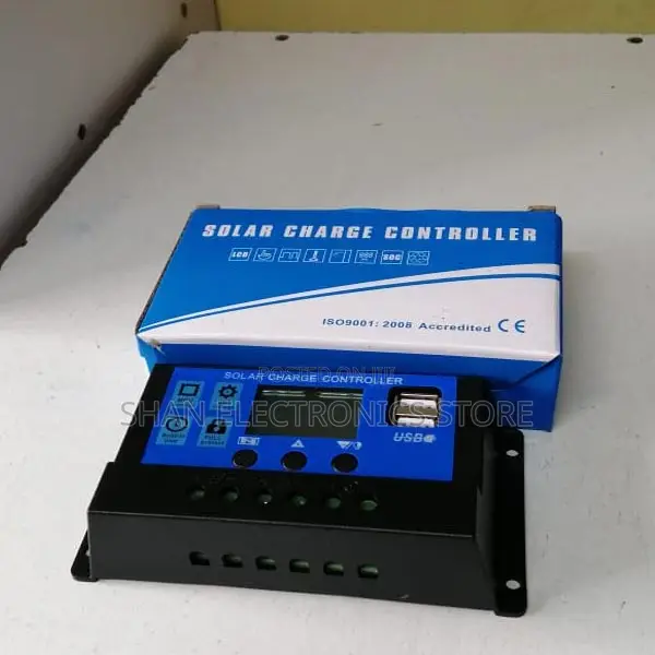 20a Solar Charge Controller, Dual Usb Port 12v/24v,Pwm