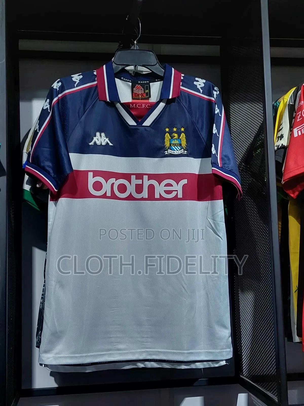 Manchester City Vintage Jersey.(Brother)