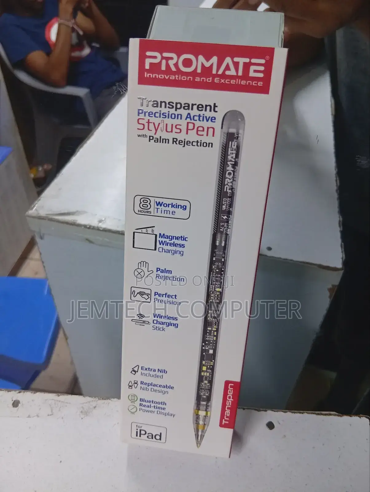 Transparent Precision Active Stylus Pen With Palm Rejection