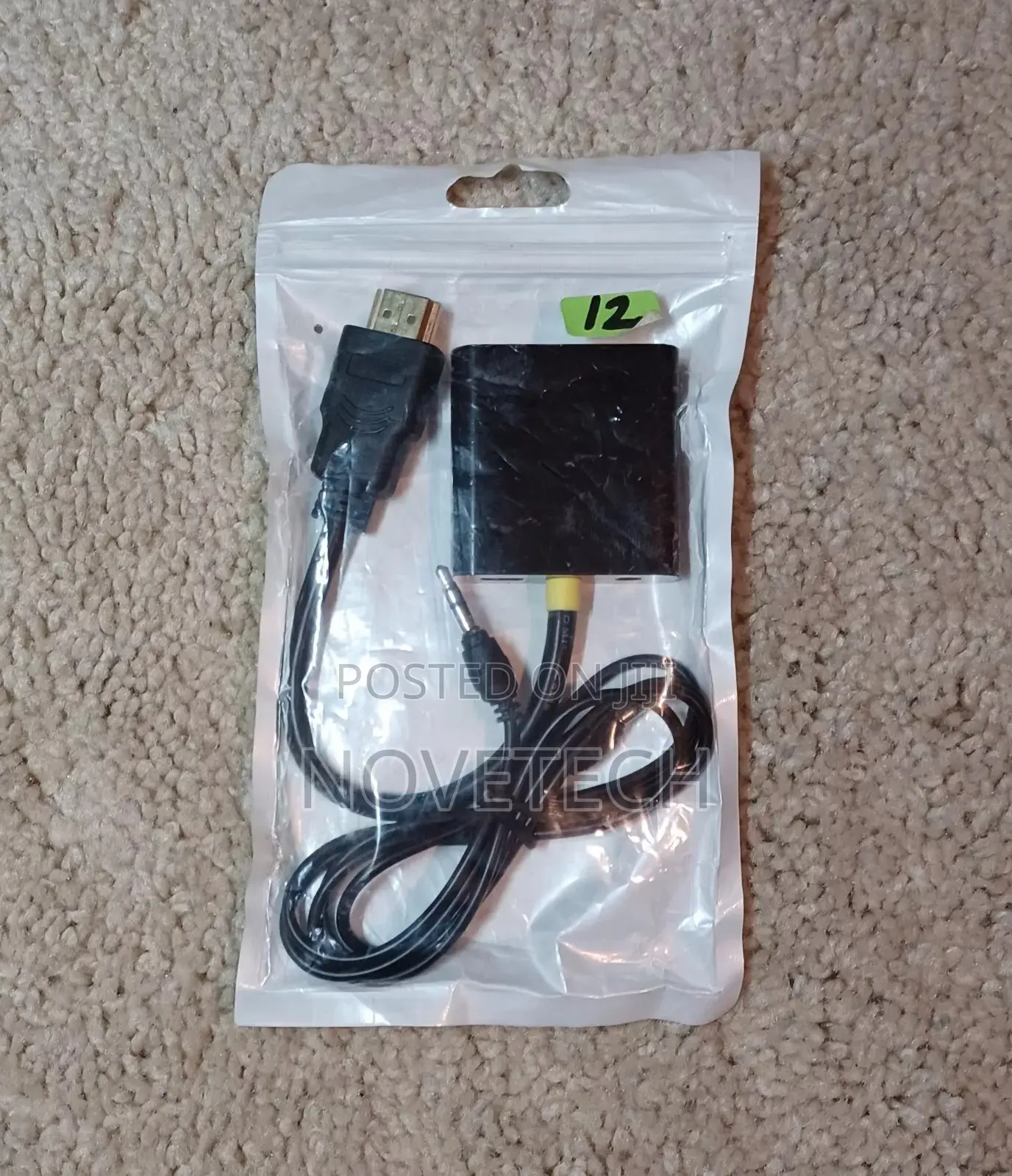 1080p Hdmi Male to Vga Converter With 3.5mm Audio Adapter