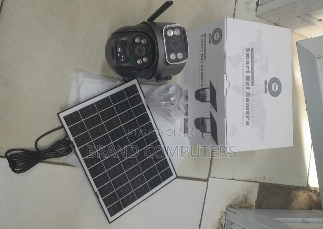 Wifi Dual Lens Solar Powered Camera PTZ