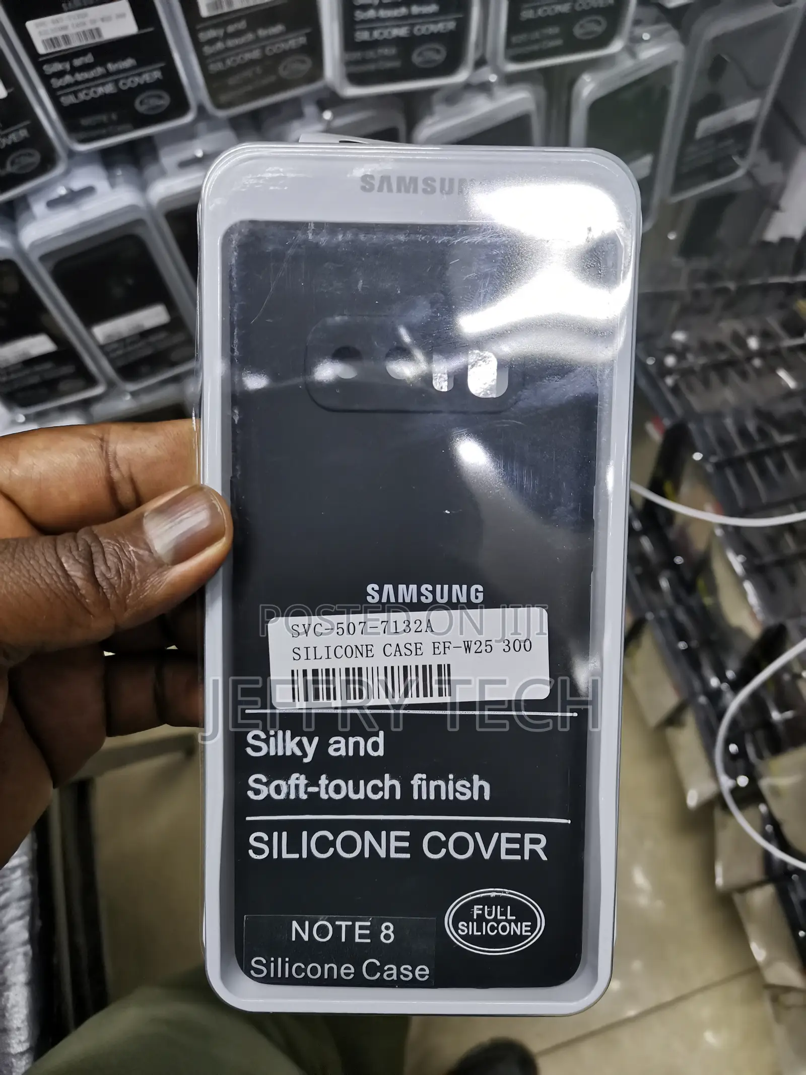 Ztofera Samsung Galaxy S8 Liquid Silicone Case -Black