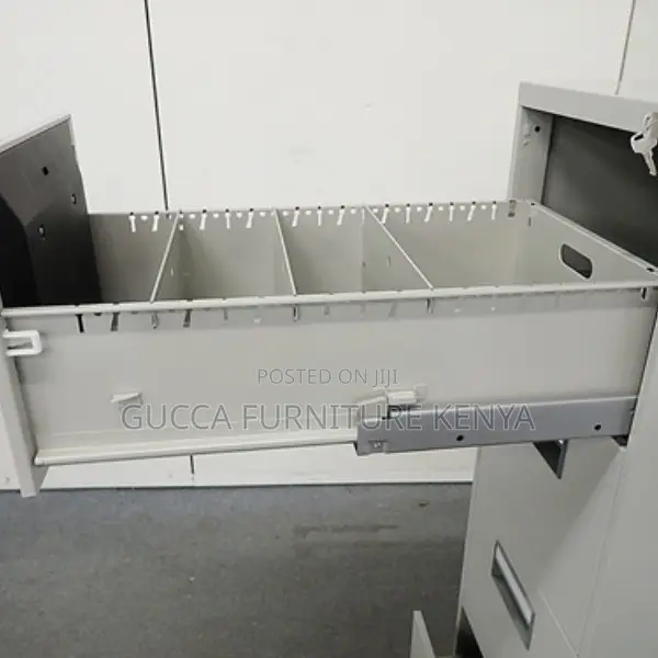 Cabinets: Steel Office 4-File Drawer Cabinet