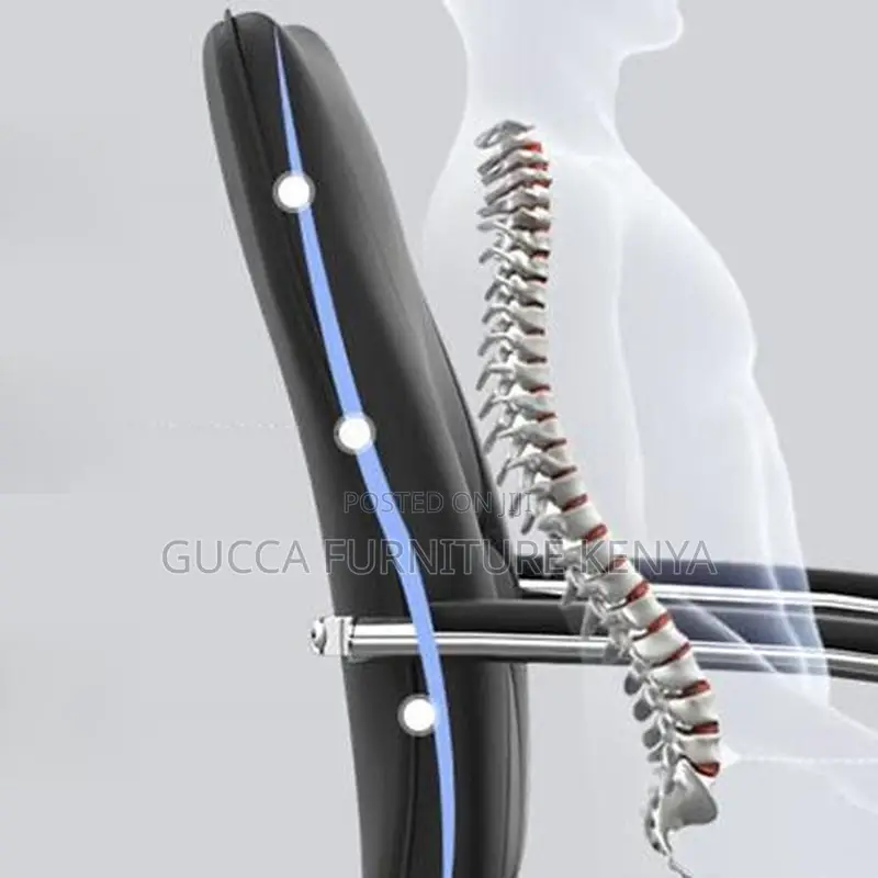Office Chairs: Armrest Ergonomic Leather Office Chair