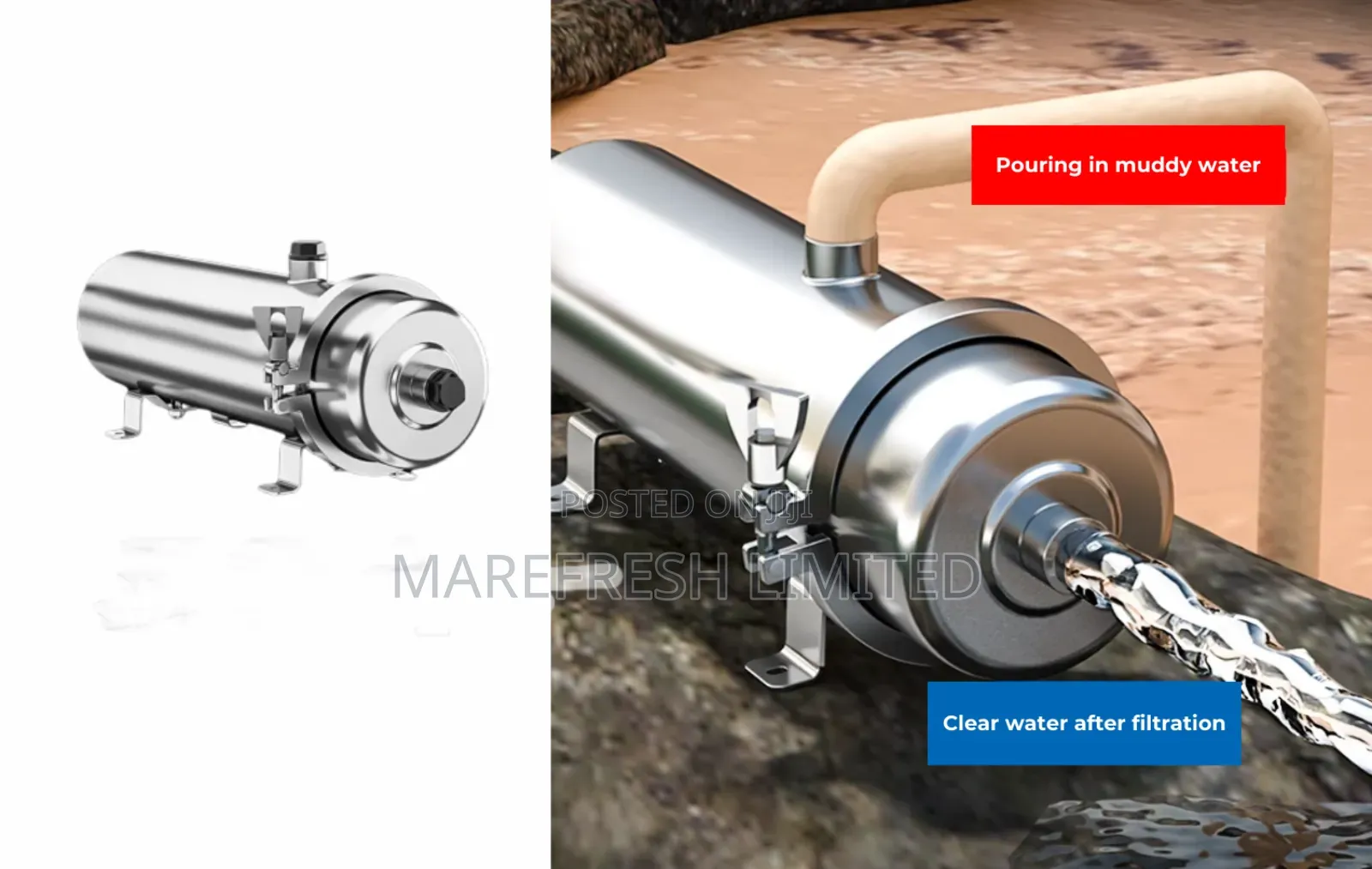 Washable Uf Stainless Steel 5500lph