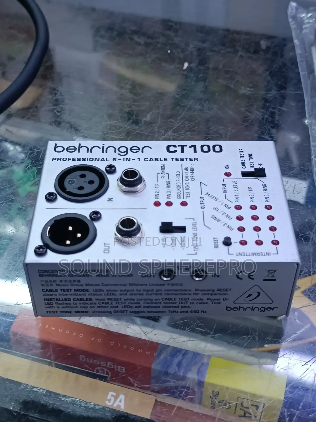 Behringer Ct-100 6 In1 Cable Tester