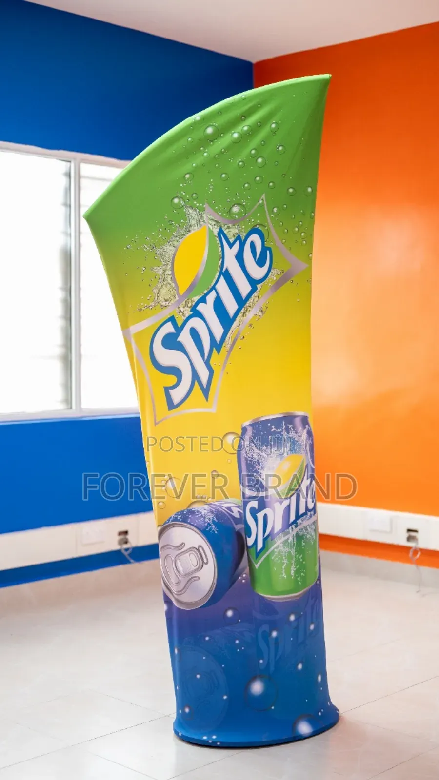 Outdoor Indoor Wave Pillar Banner