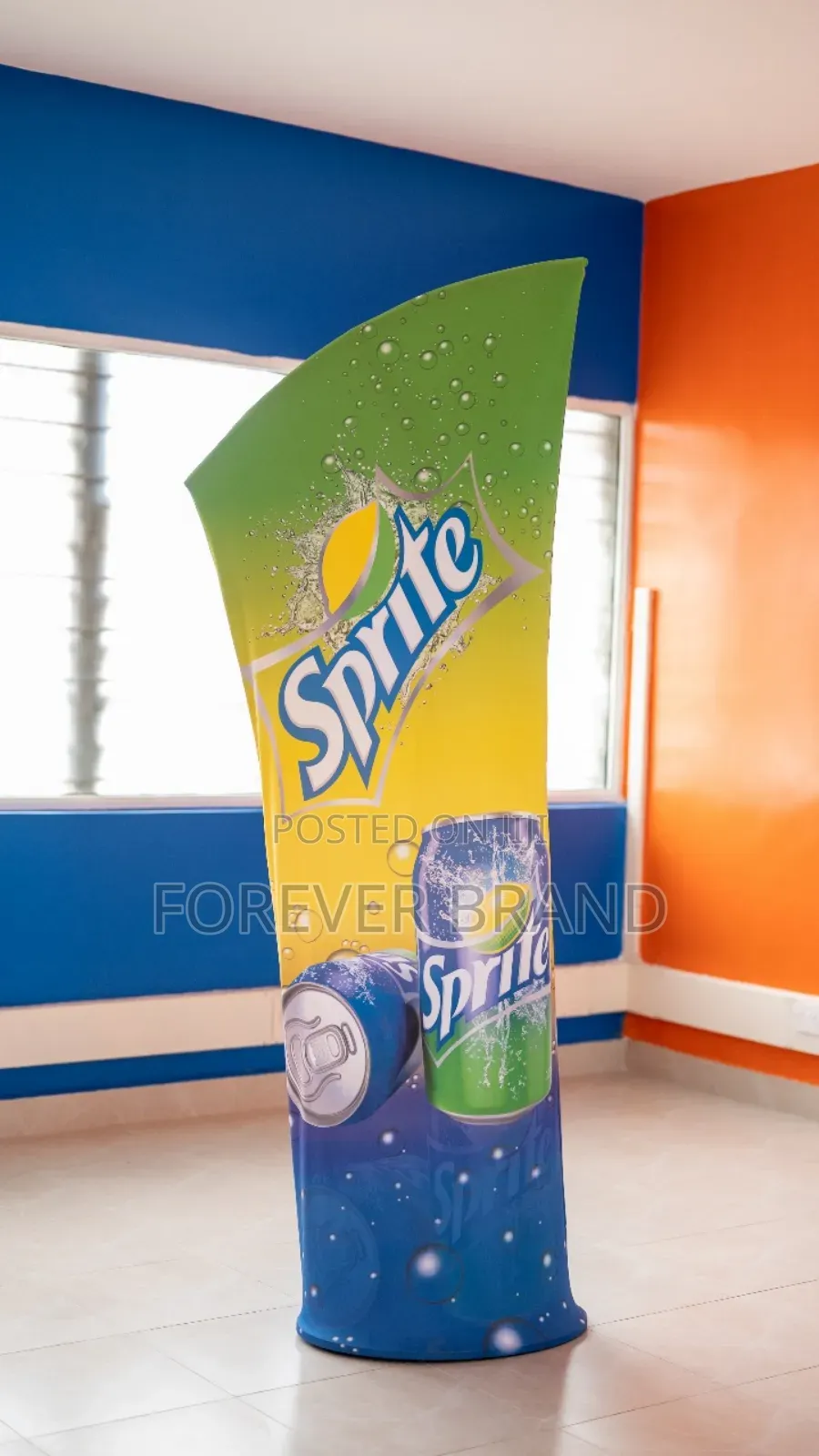 Outdoor Indoor Wave Pillar Banner