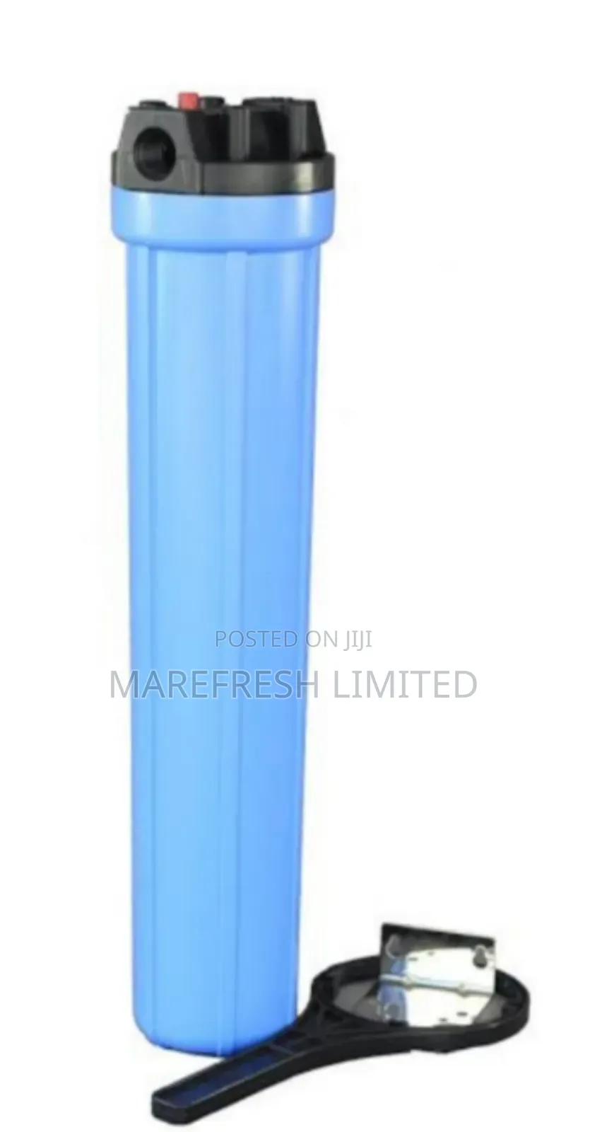 Filter Housing 1" Inlet , Outlet 20" Clear Blue