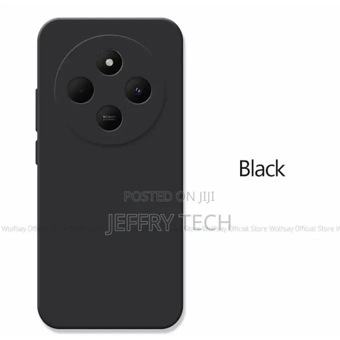 Karl Tecno Spark 30c Black Soft Silicone Phone Case/ Cover