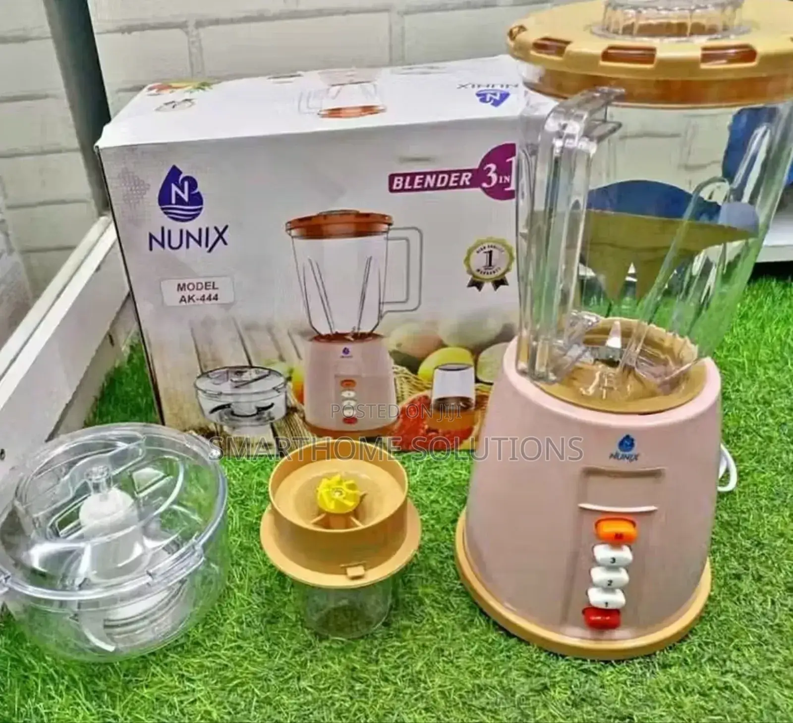 Nunix Ak444 3in1 Blender,Chopper and Grinder
