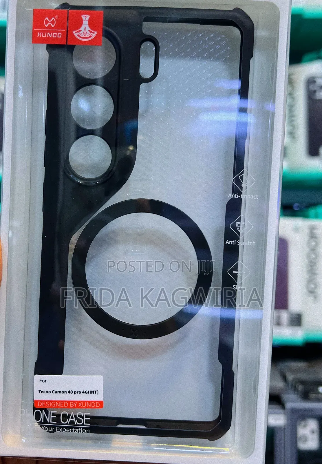 Tecno Camon 40 Xundd Shockproof Clear Back Cover