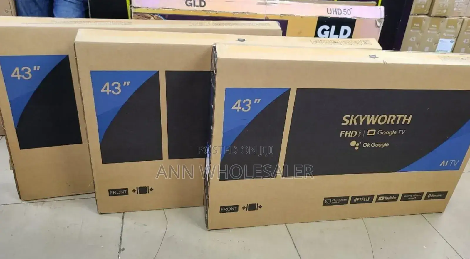 43 Inch - Smart -Tv- Frameless - Bluetooth