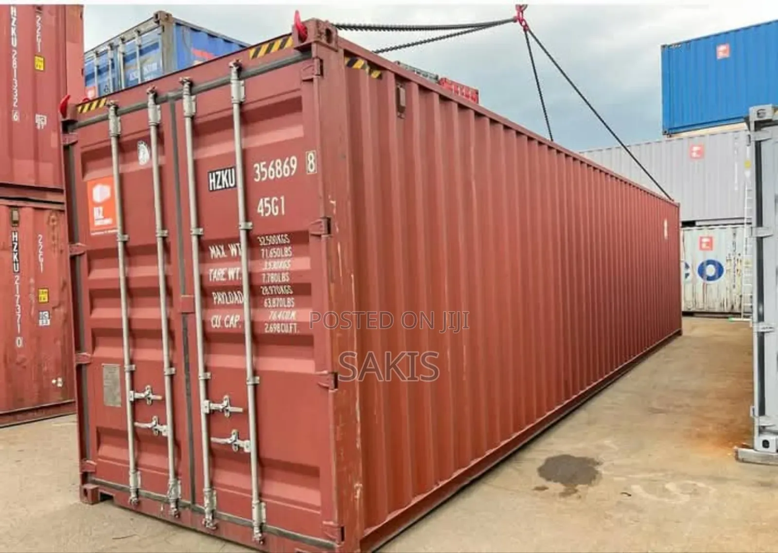 40ft High Cube Shipping Containers In Kenya!