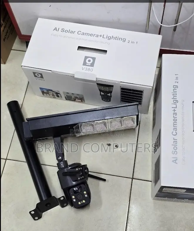 Twin Solar Floodlights With 4g Dual Lens Simcard PTZ Camera