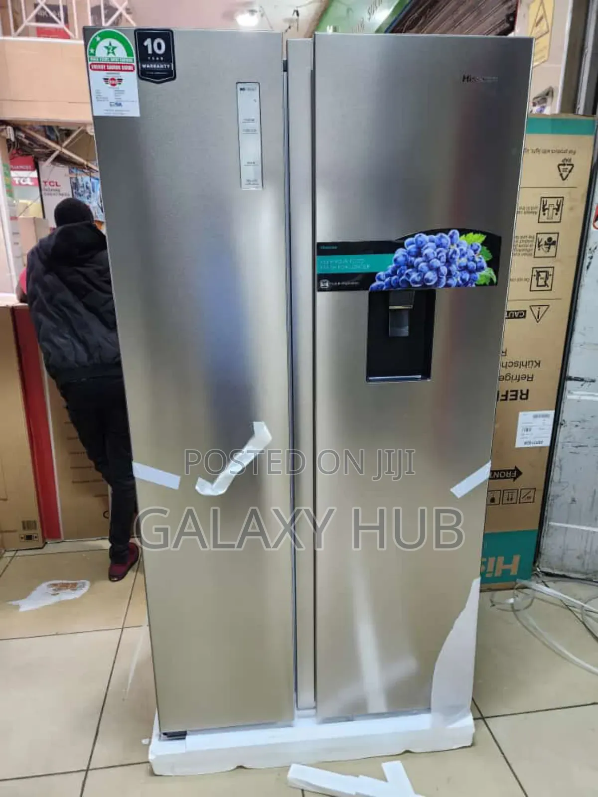 Hisense Fridge 518 Liters Non Frost (Silver)
Side by Side