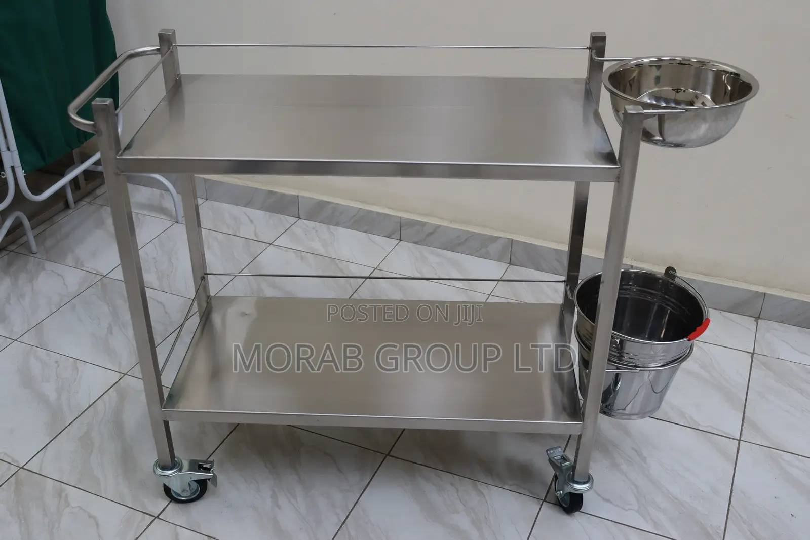Dressing Trolley (Stainless Steel)