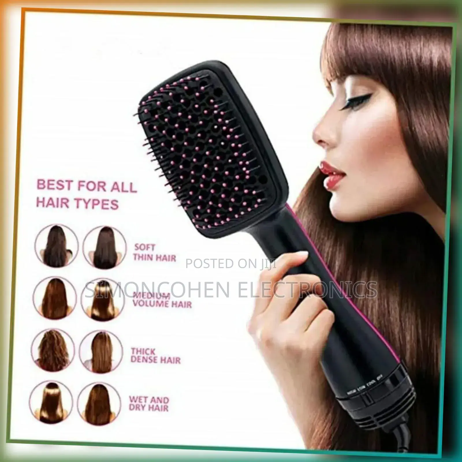3 in 1 Hair Straightener Brush