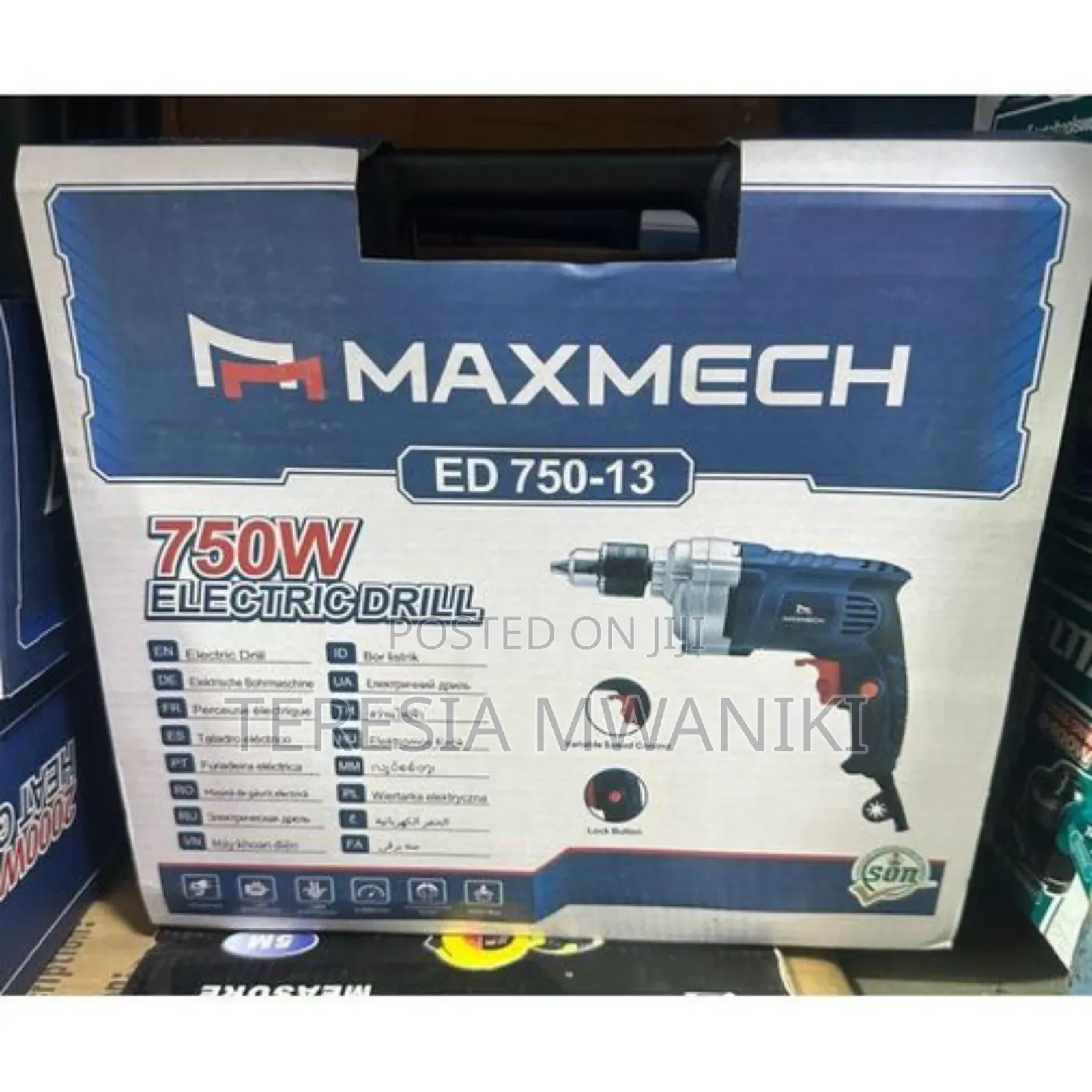 Maxmech  13mm Electric  Drill 750w