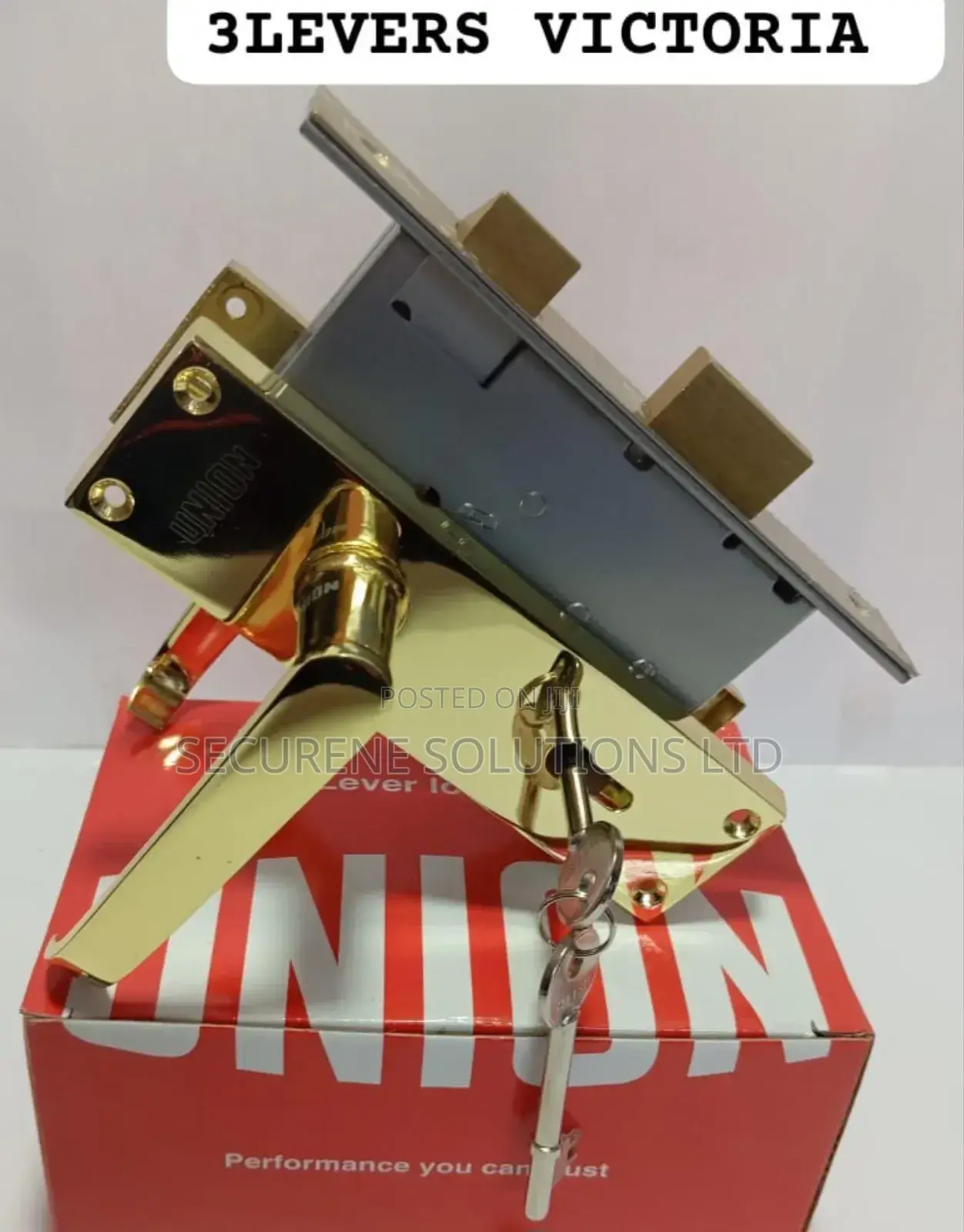 Union 3 Levers Victoria" Lock