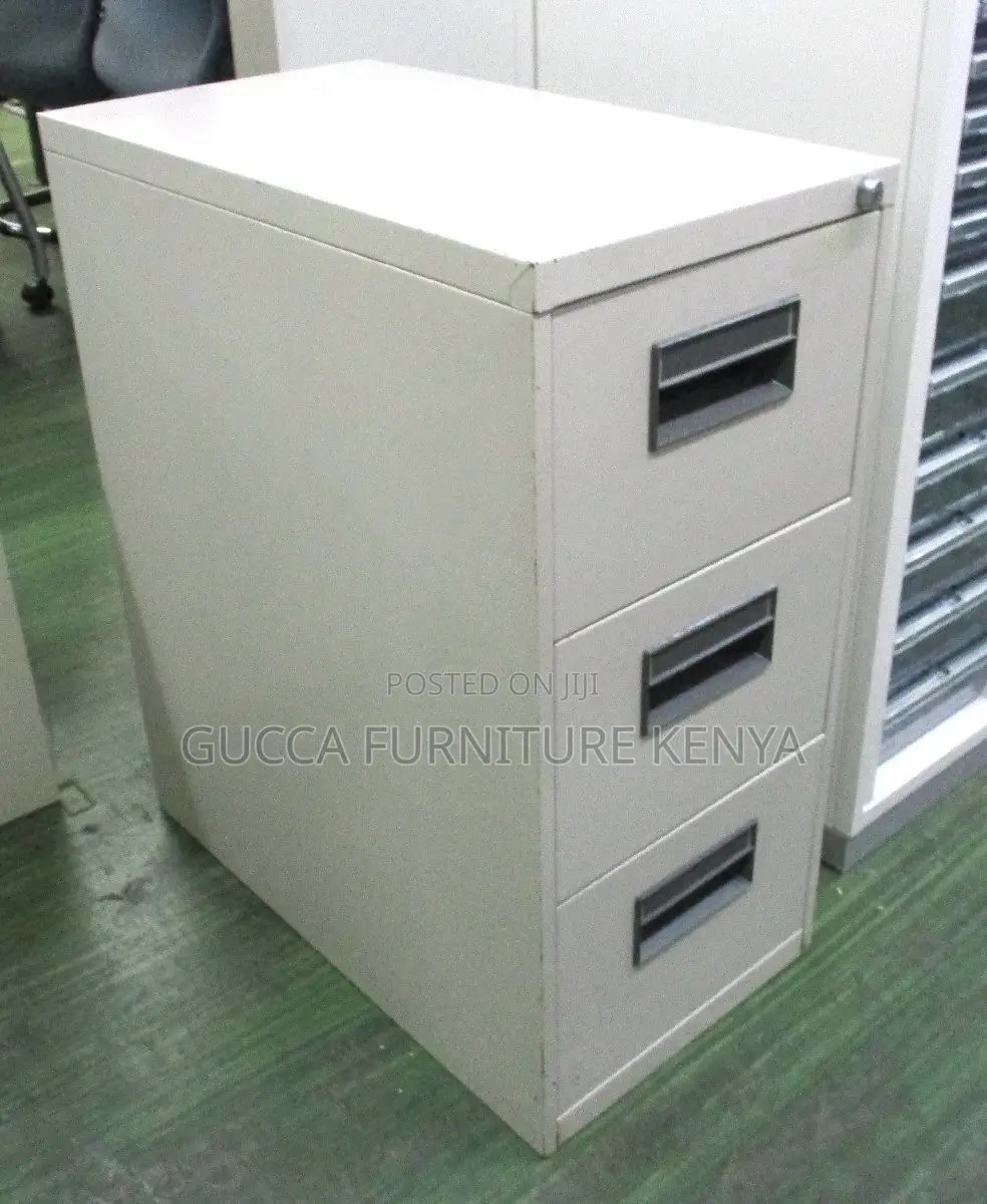 Cabinet:3-drawer Imported Secure Steel Storage Unit