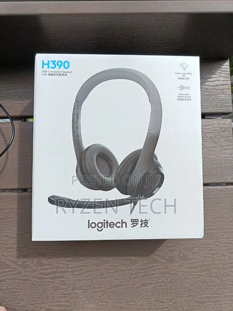 Logitech Usb Headset H390 With Noise Cancelling Mic