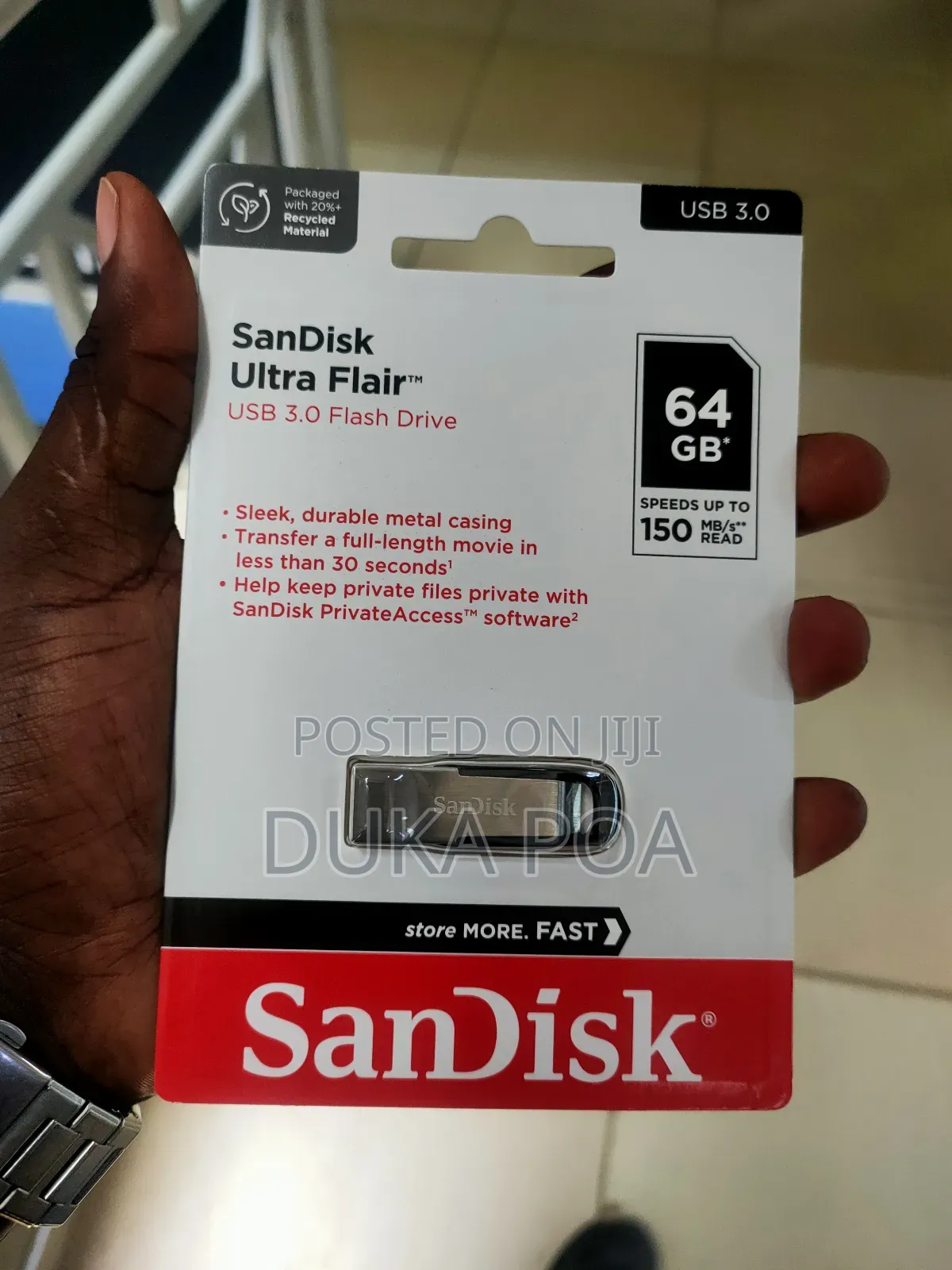 64gb Usb Drive Sandisk Ultra Flair Flash Drive 3.0