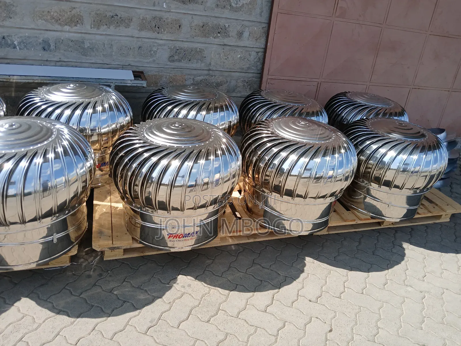 Stainless Steel Wind Driven Cyclones 600mm