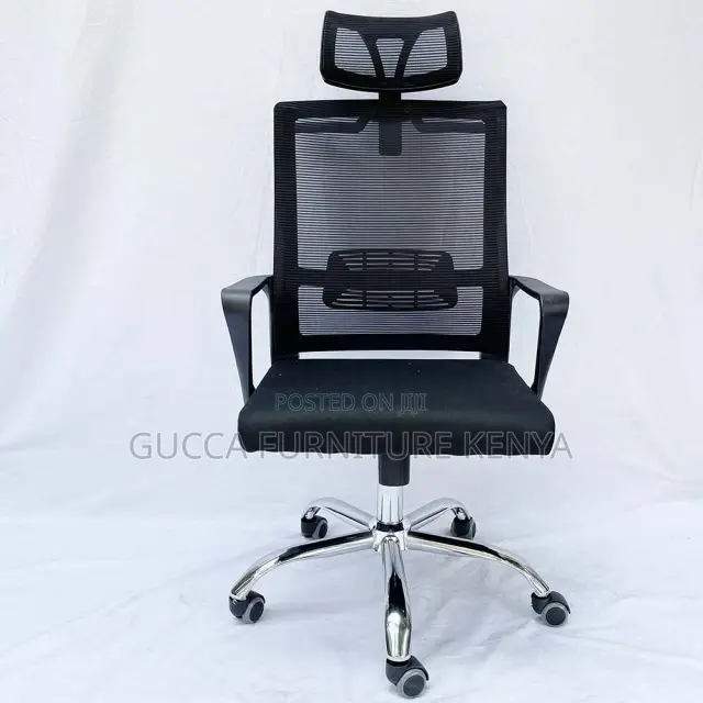 Office Chair:Ventilated Office Chair With Ergonomic Headrest